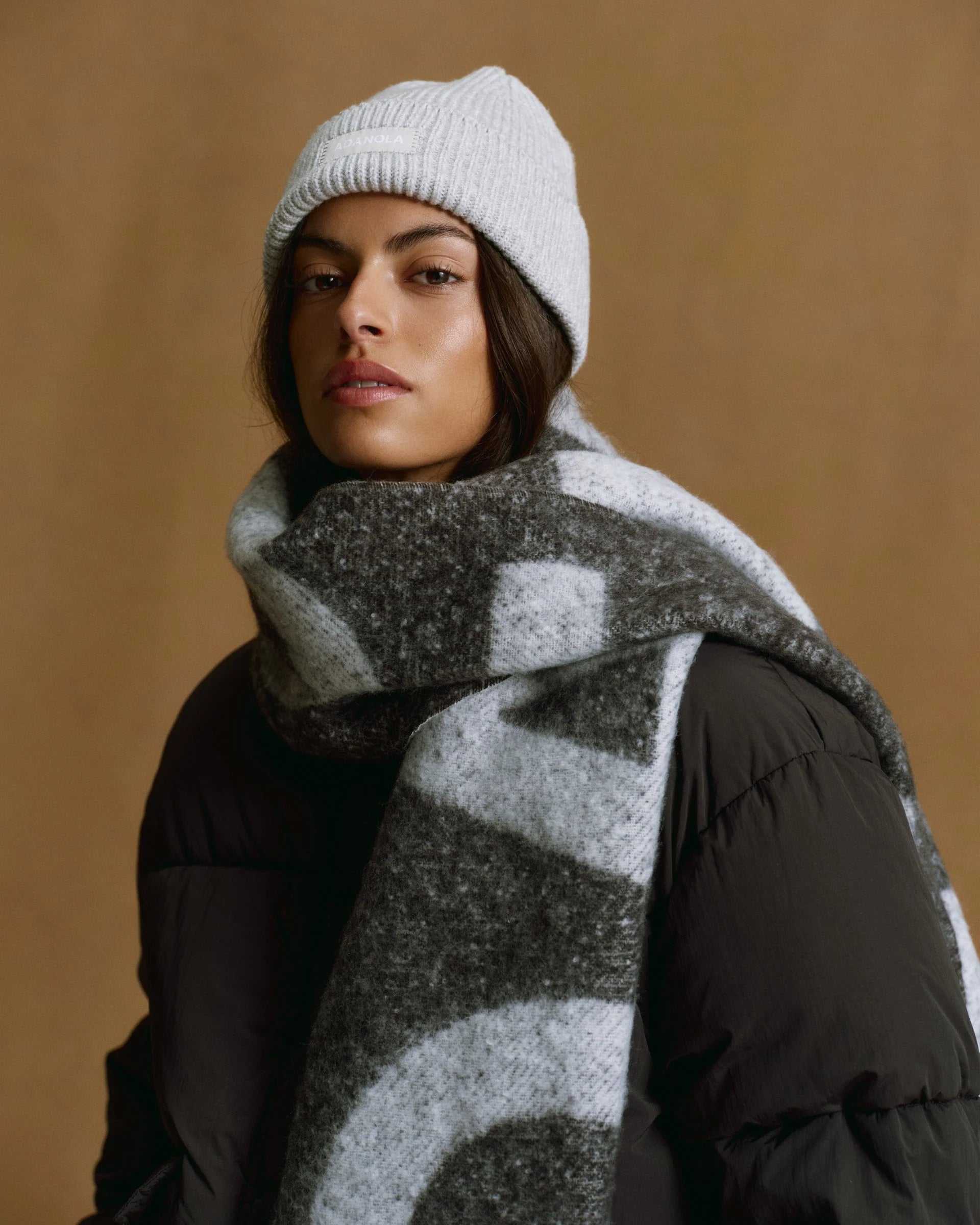 Knit Scarf - Grey Melange