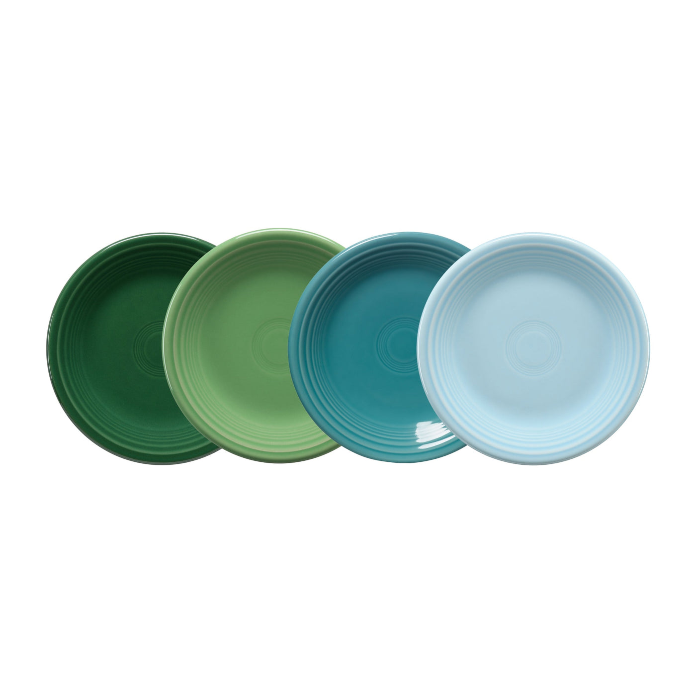 Mixed Aegean Classic Rim 7 1/4 Inch Salad Plate, Set of 4