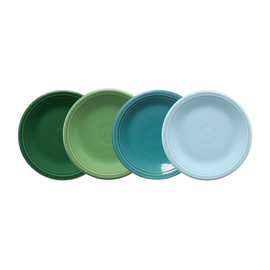 Mixed Aegean Classic Rim 7 1/4 Inch Salad Plate, Set of 4
