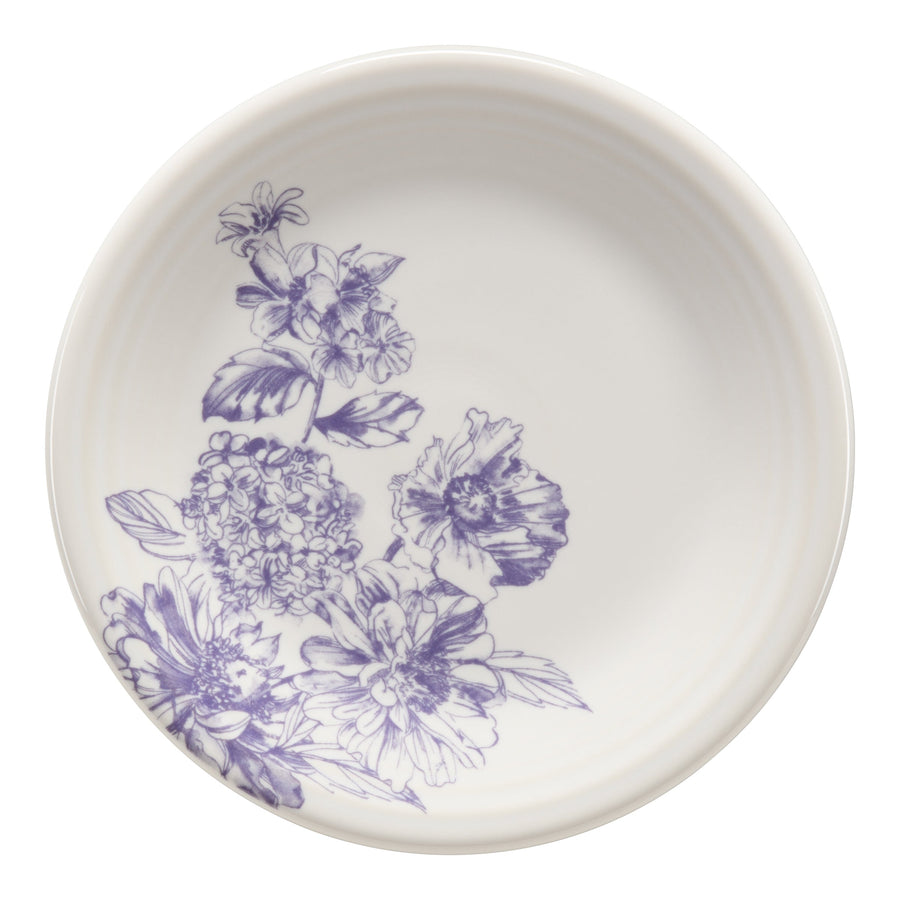 Botanical Floral Lavender Classic Rim 7 1/4 Inch Salad Plate