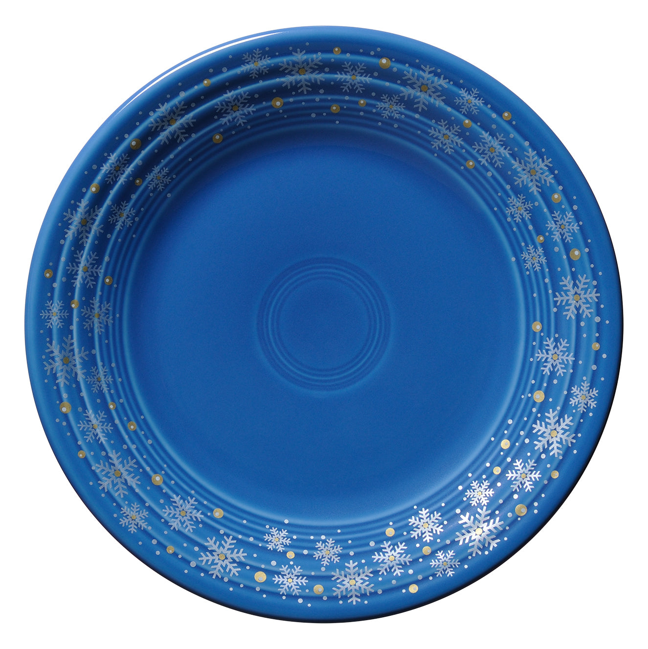 Retired Snowflake Classic Rim 9 Inch Luncheon Plate
