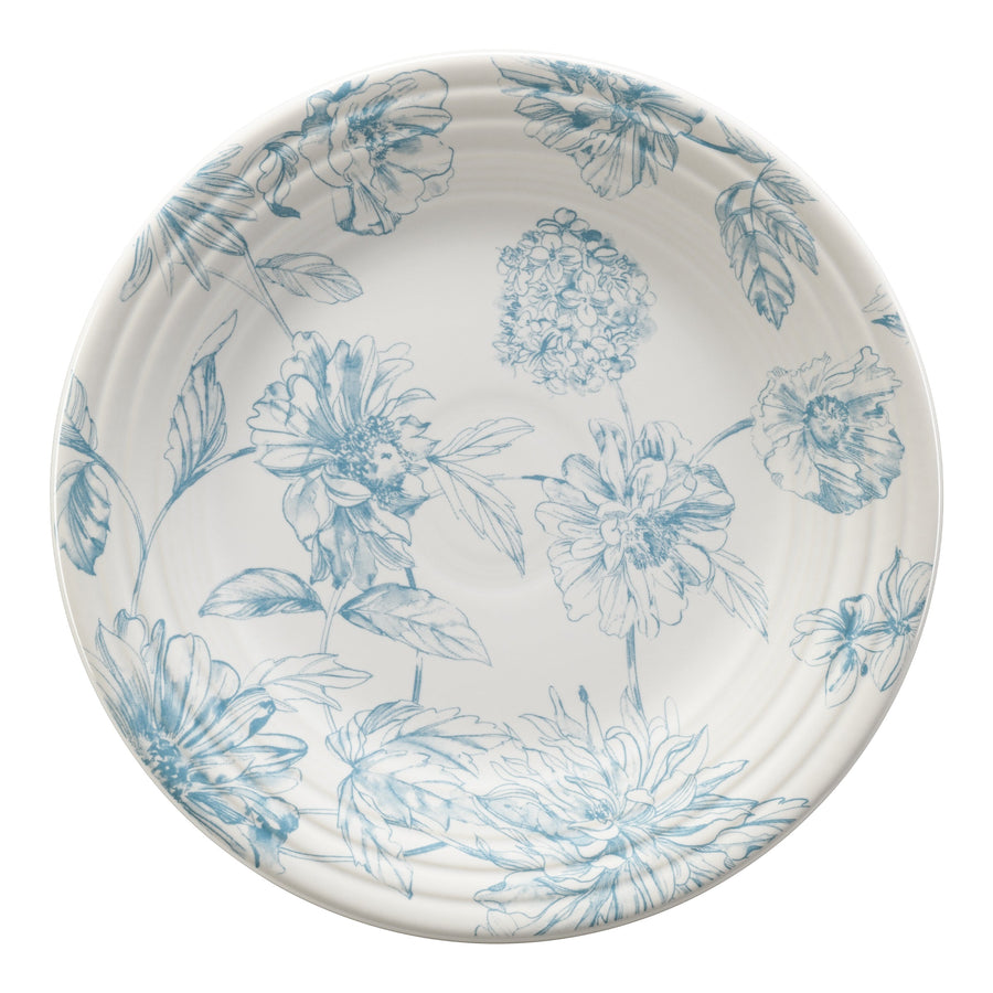 Botanical Floral Sky Classic Rim 9 Inch Luncheon Plate