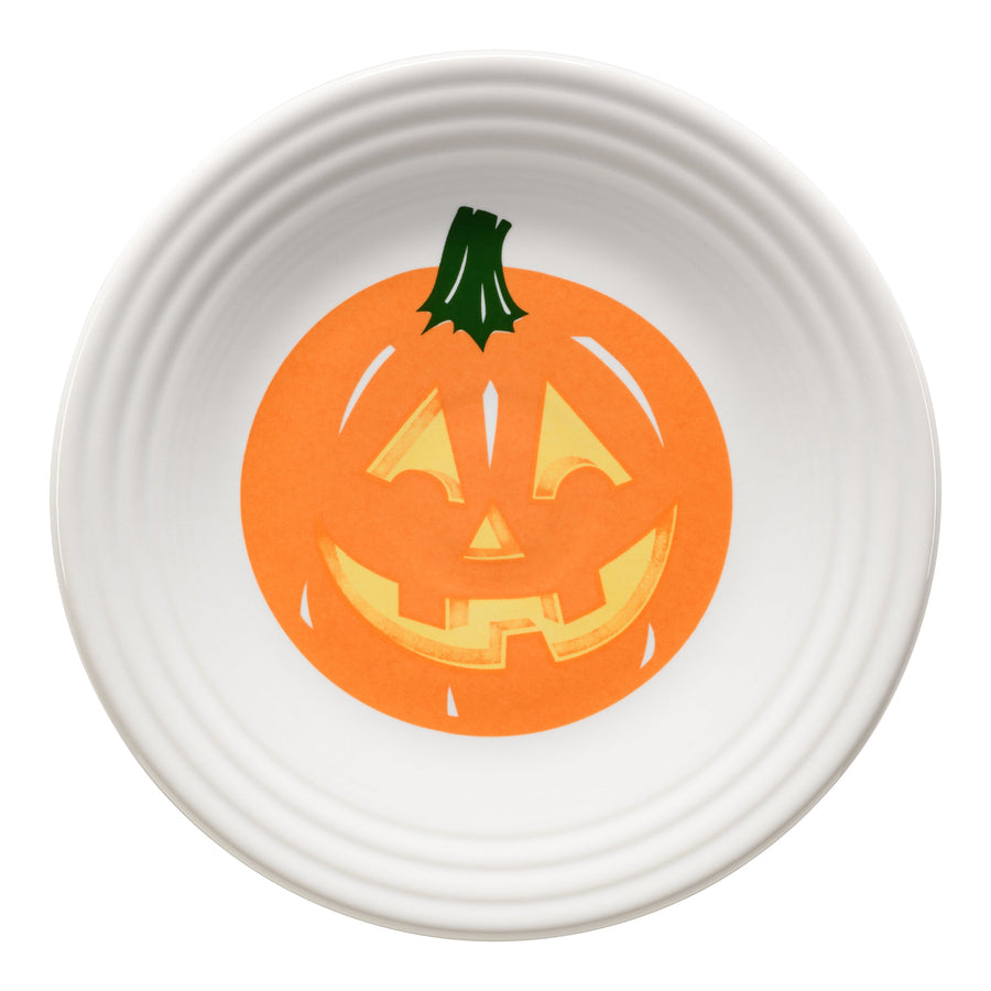 Retired Jack-o-Lantern Pumpkin Classic Rim 9 Inch Luncheon Plate