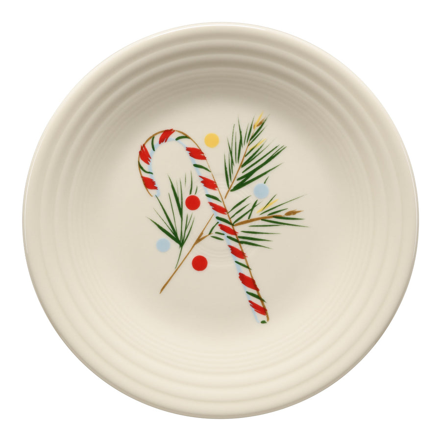 Jolly Christmas Candy Cane Classic Rim 9 Inch Luncheon Plate