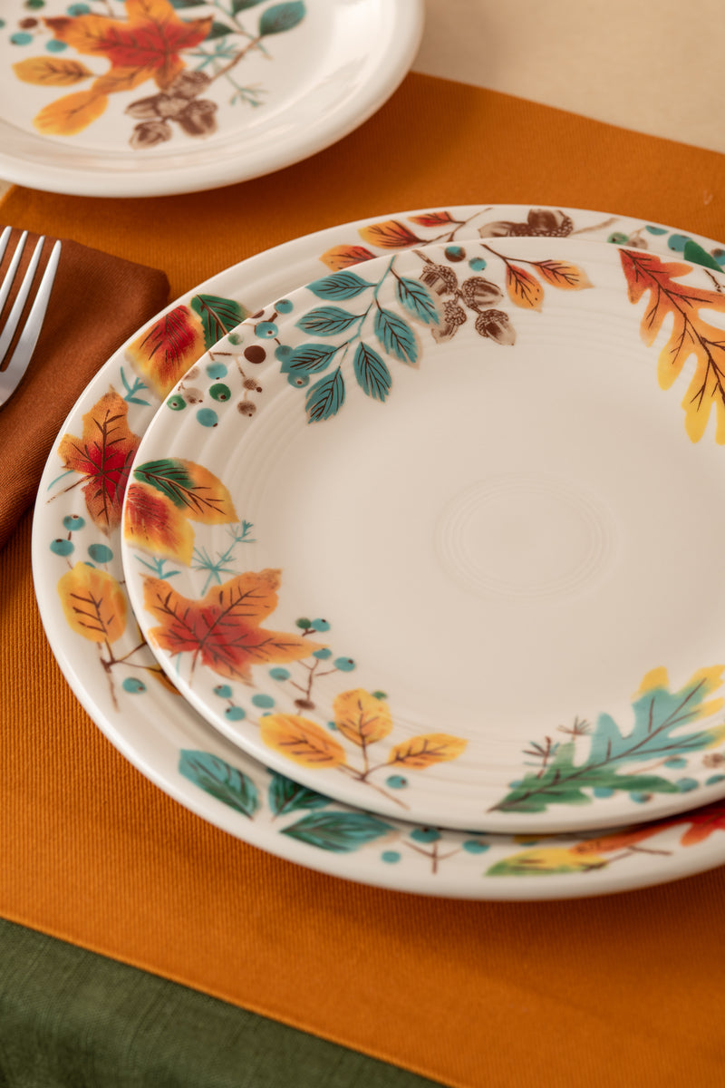 Autumn Fields Classic Rim 9 Inch Luncheon Plate