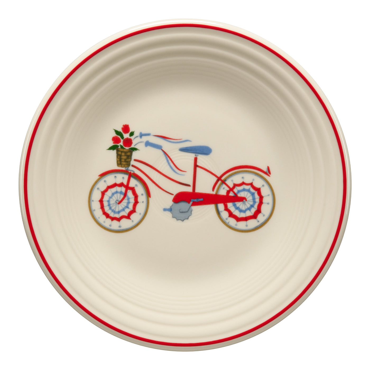 Americana Bicycle Classic Rim 9 Inch Luncheon Plate