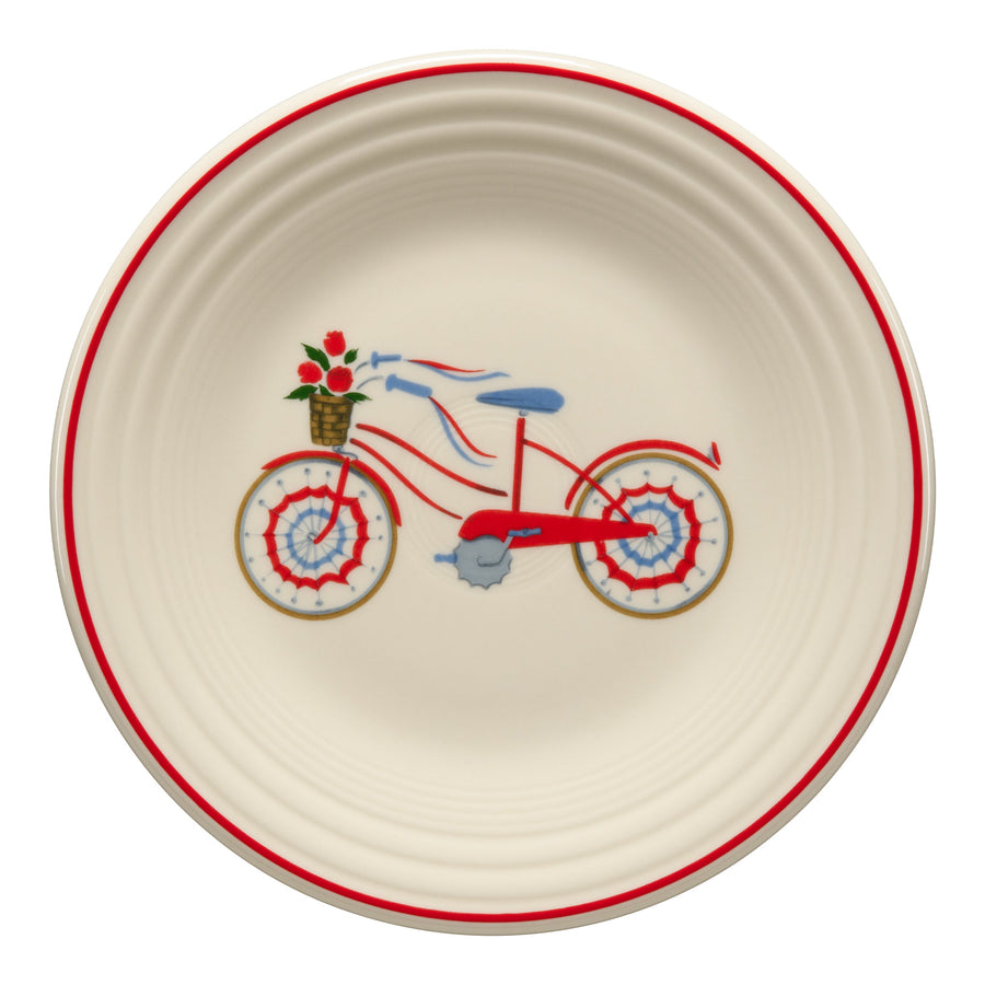 Americana Bicycle Classic Rim 9 Inch Luncheon Plate