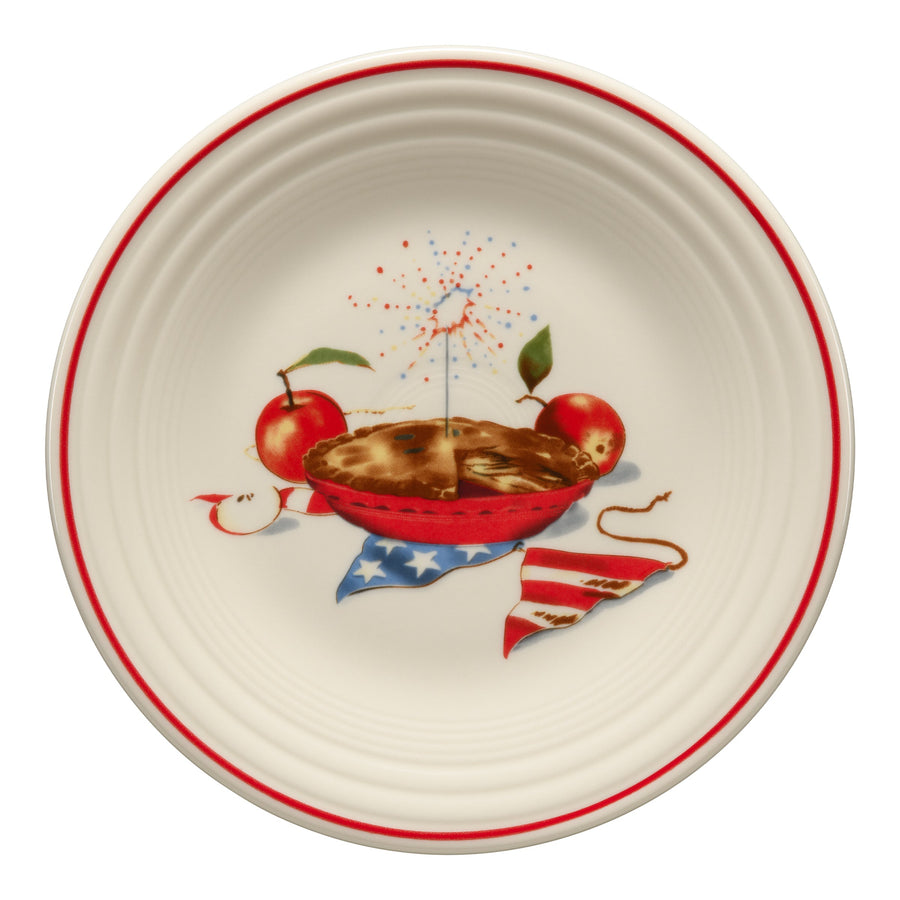 Americana Apple Pie Classic Rim 9 Inch Luncheon Plate