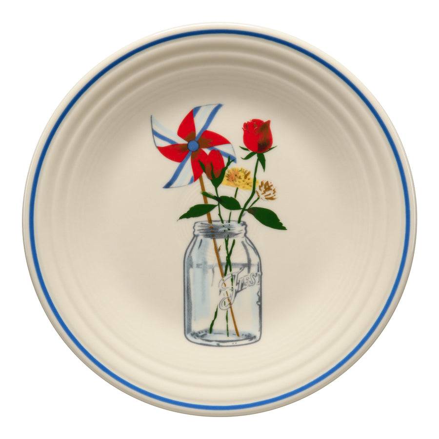 Americana Mason Jar Classic Rim 9 Inch Luncheon Plate