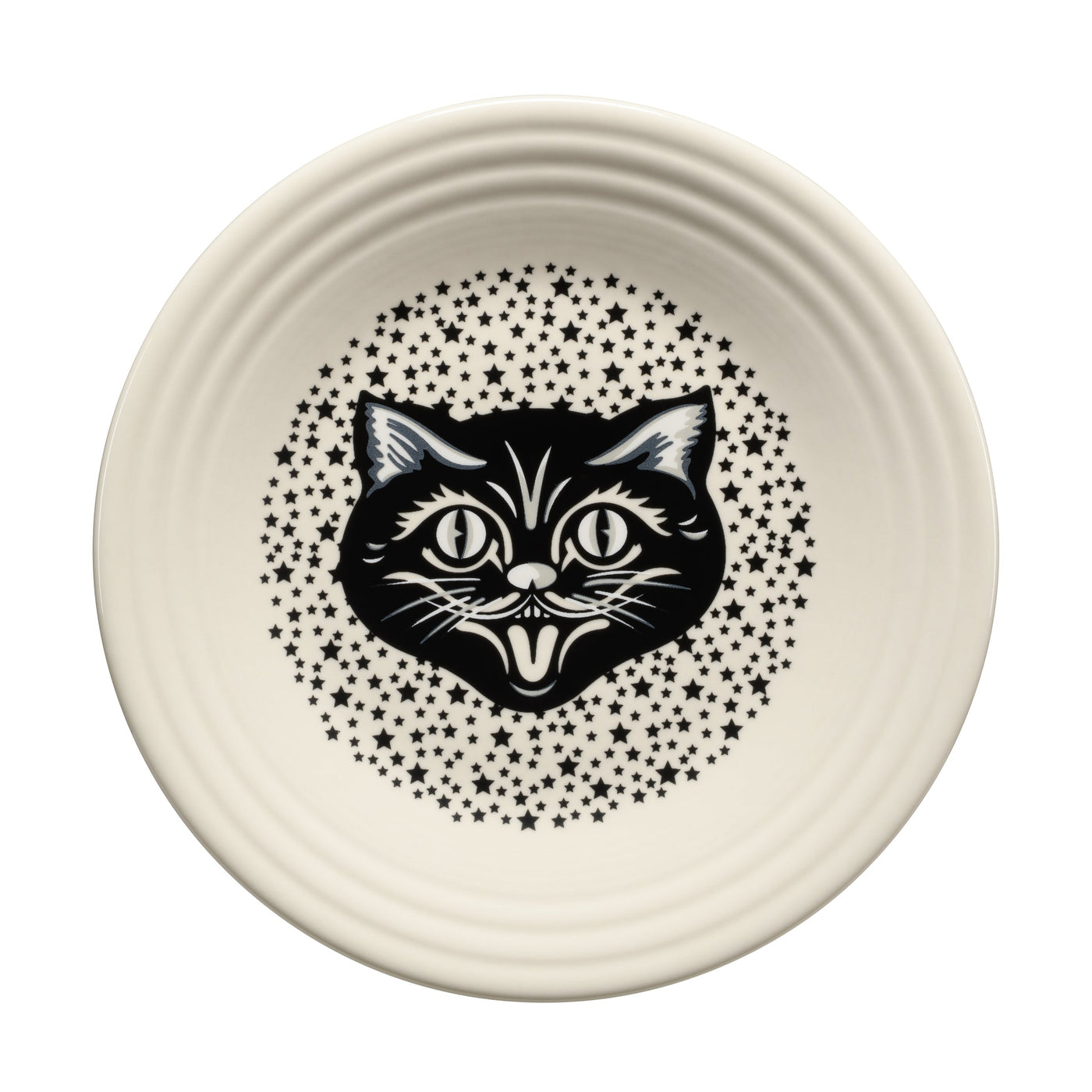 Black Cat Linen Classic Rim 9 Inch Luncheon Plate