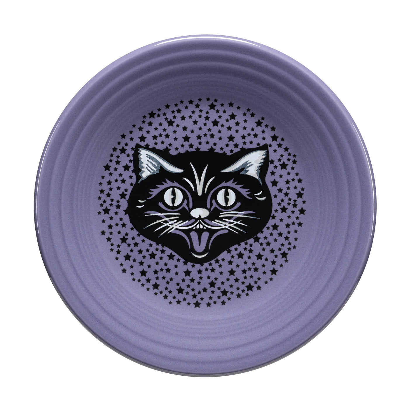 Black Cat Lavender Classic Rim 9 Inch Luncheon Plate