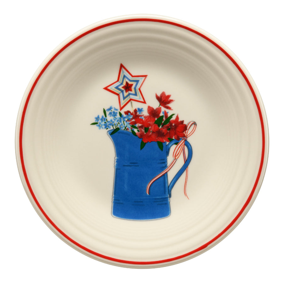 Americana Farmhouse Pitcher Classic Rim 9 Inch Luncheon Plate