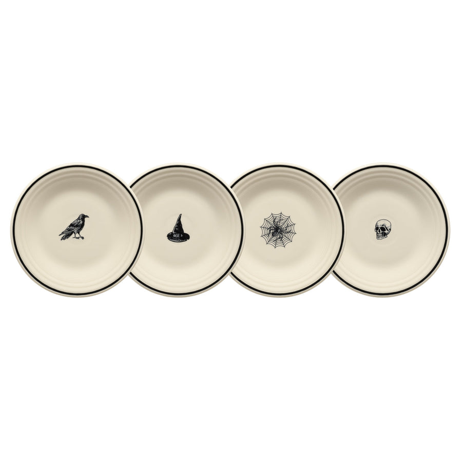 Halloween Icons Set of 4 Classic Rim 9 Inch Luncheon Plate