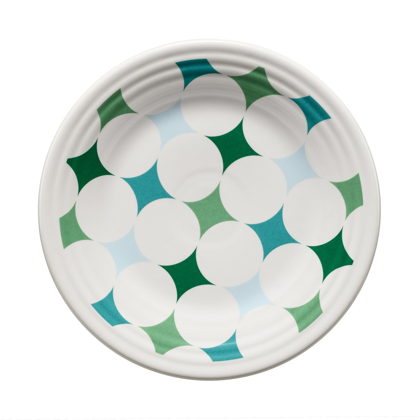 Aegean Kaleido Circles Classic Rim 9 Inch Luncheon Plate