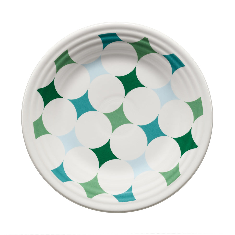 Aegean Kaleido Circles Classic Rim 9 Inch Luncheon Plate