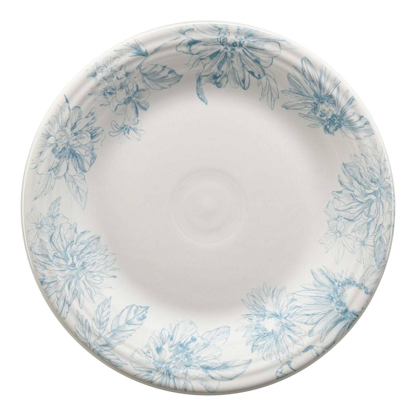 Botanical Floral Sky Classic Rim 10 1/2 Inch Dinner Plate