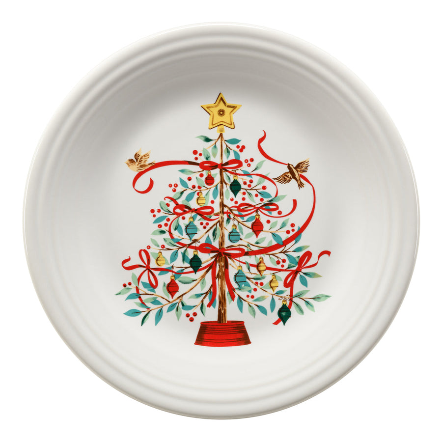 Holly Berry Christmas Tree Classic Rim 10 1/2 Inch Dinner Plate