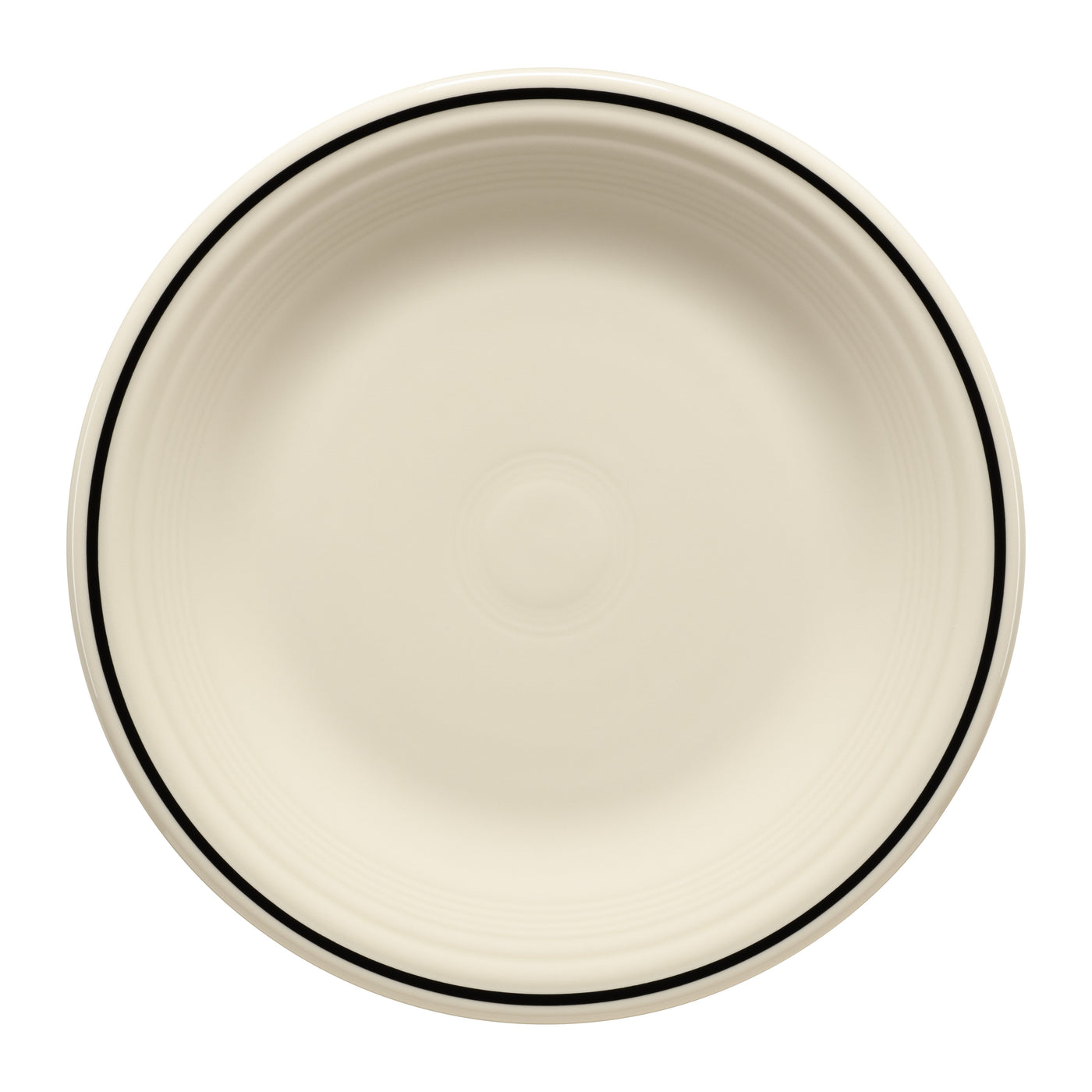 Black Band Classic Rim 10 1/2 Inch Dinner Plate