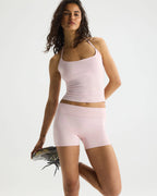 Ultimate Halter Cross Back Top - Cloud Pink