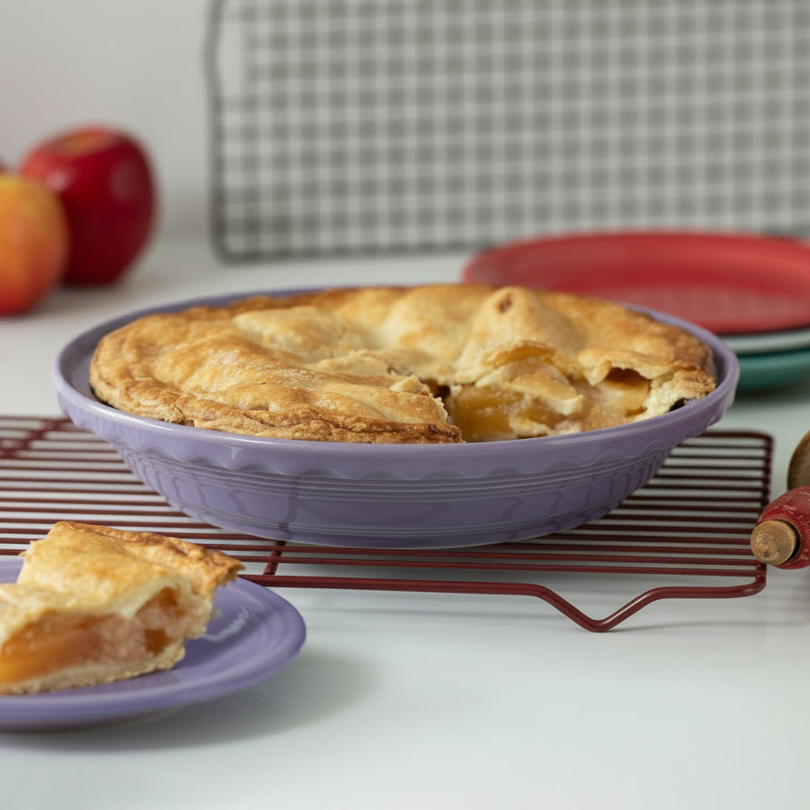 Lavender 10 1/4 Inch Deep Dish Pie Baker 44OZ