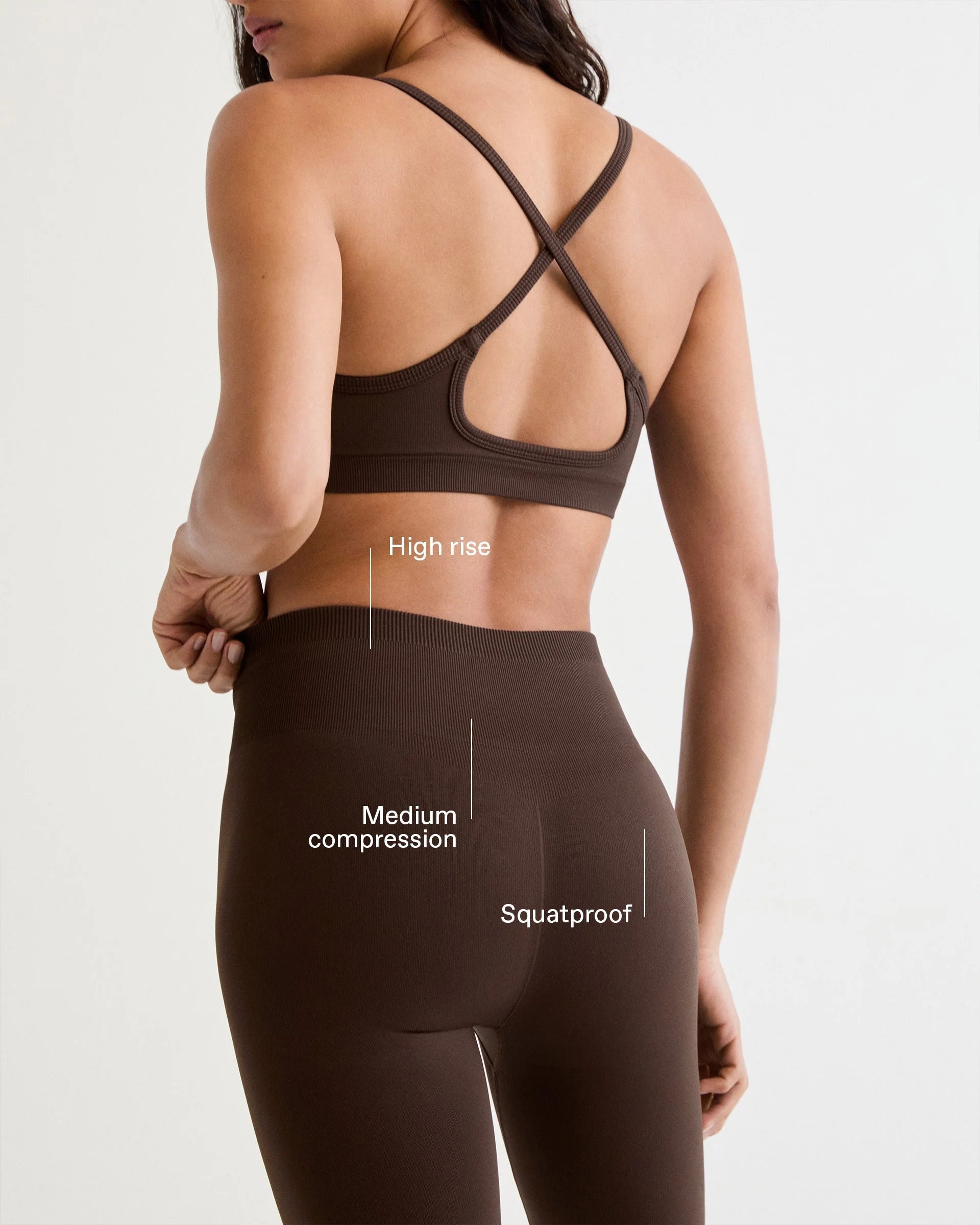 Classic Seamless Leggings - Chocolate Brown