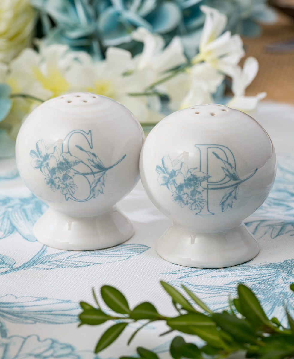 Botanical Floral Sky 2 5/8 Inch Salt and Pepper Shaker Set