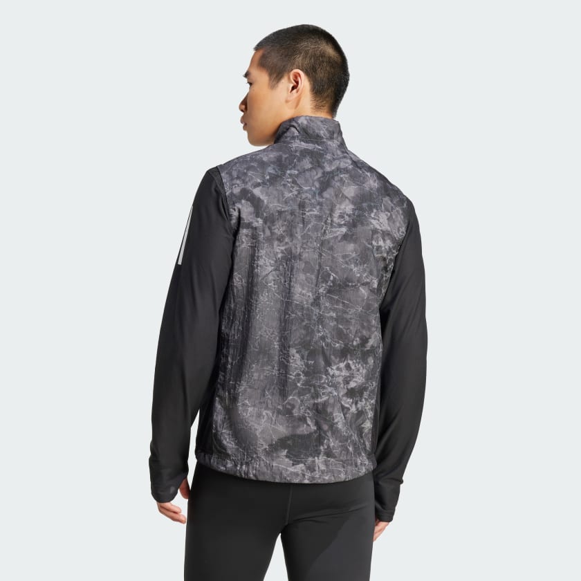 Men's adidas Own The Run Spray Dye Vest
