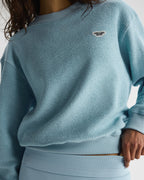 AS Reverse Loopback Loose Fit Sweatshirt - Breeze Blue