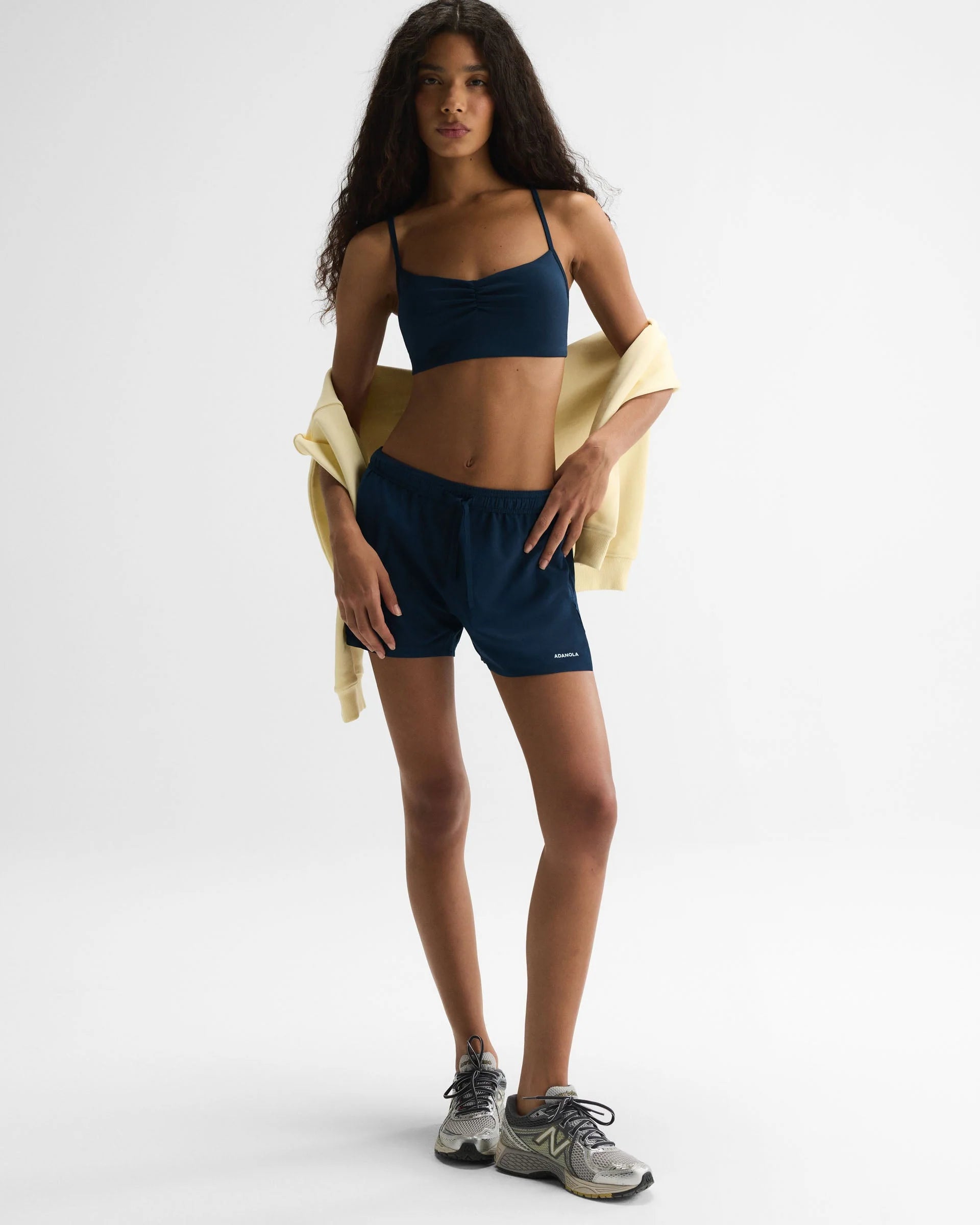 Active Hybrid Shorts - Navy Blue