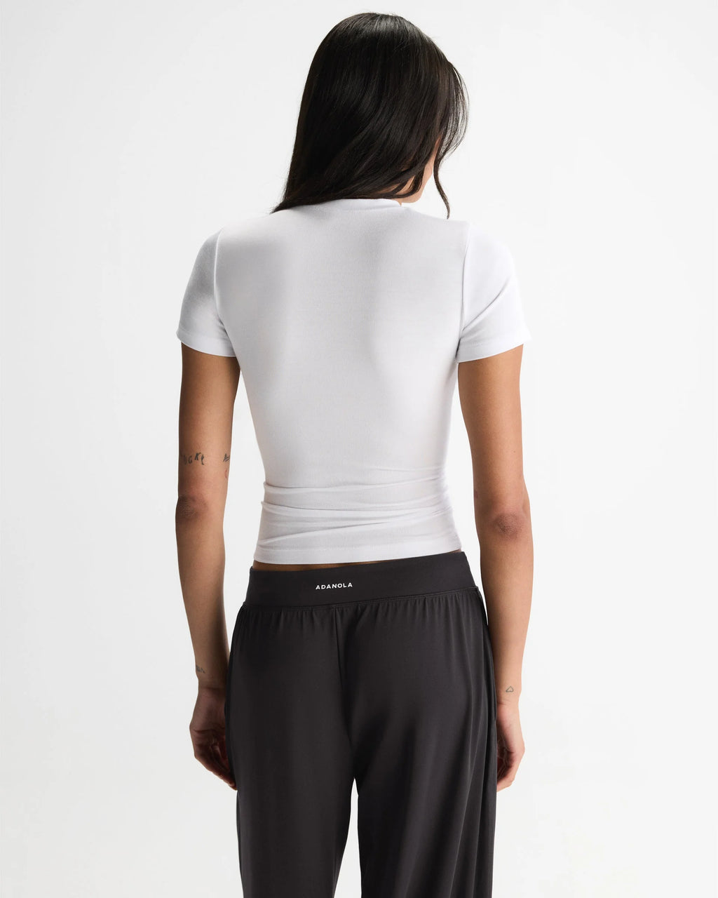 Soft Modal Short Sleeve Top - White