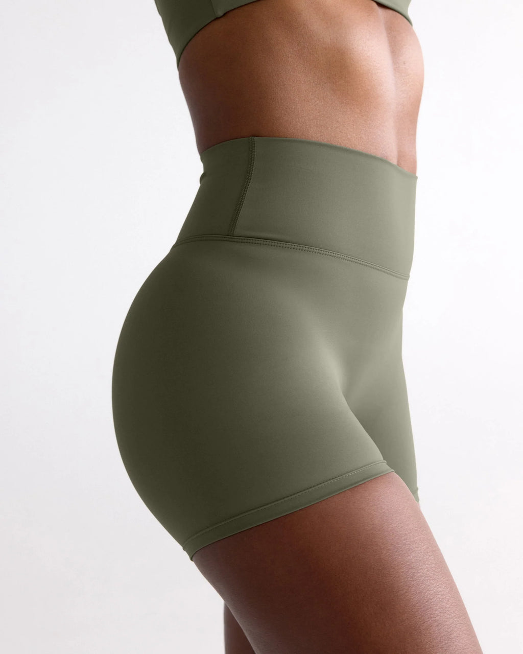 Ultimate Ultra Crop Shorts - Olive Green