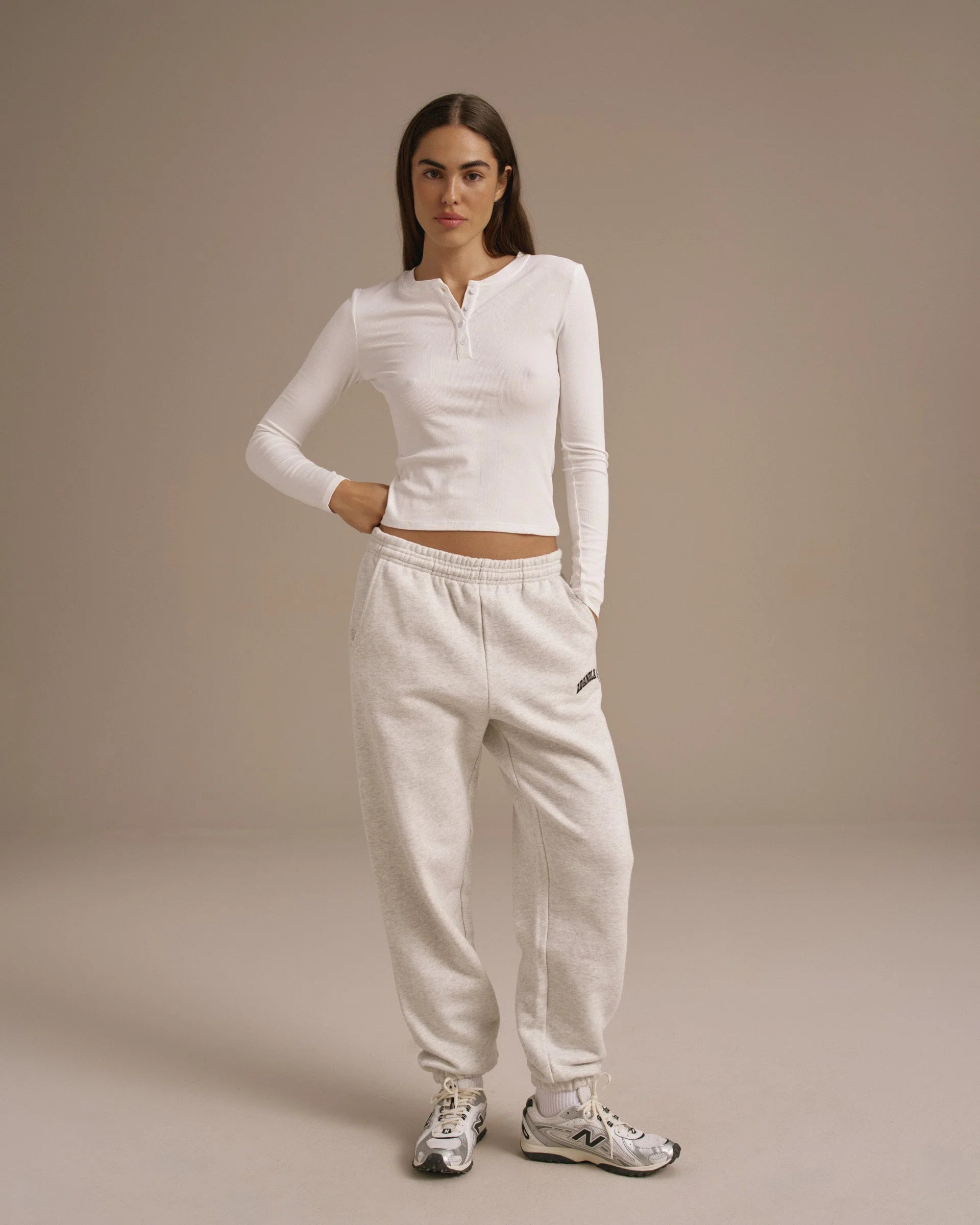 AS Sweatpants - Light Grey Melange