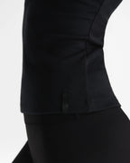 Soft Modal Rib Square Neck Cami Top - Black