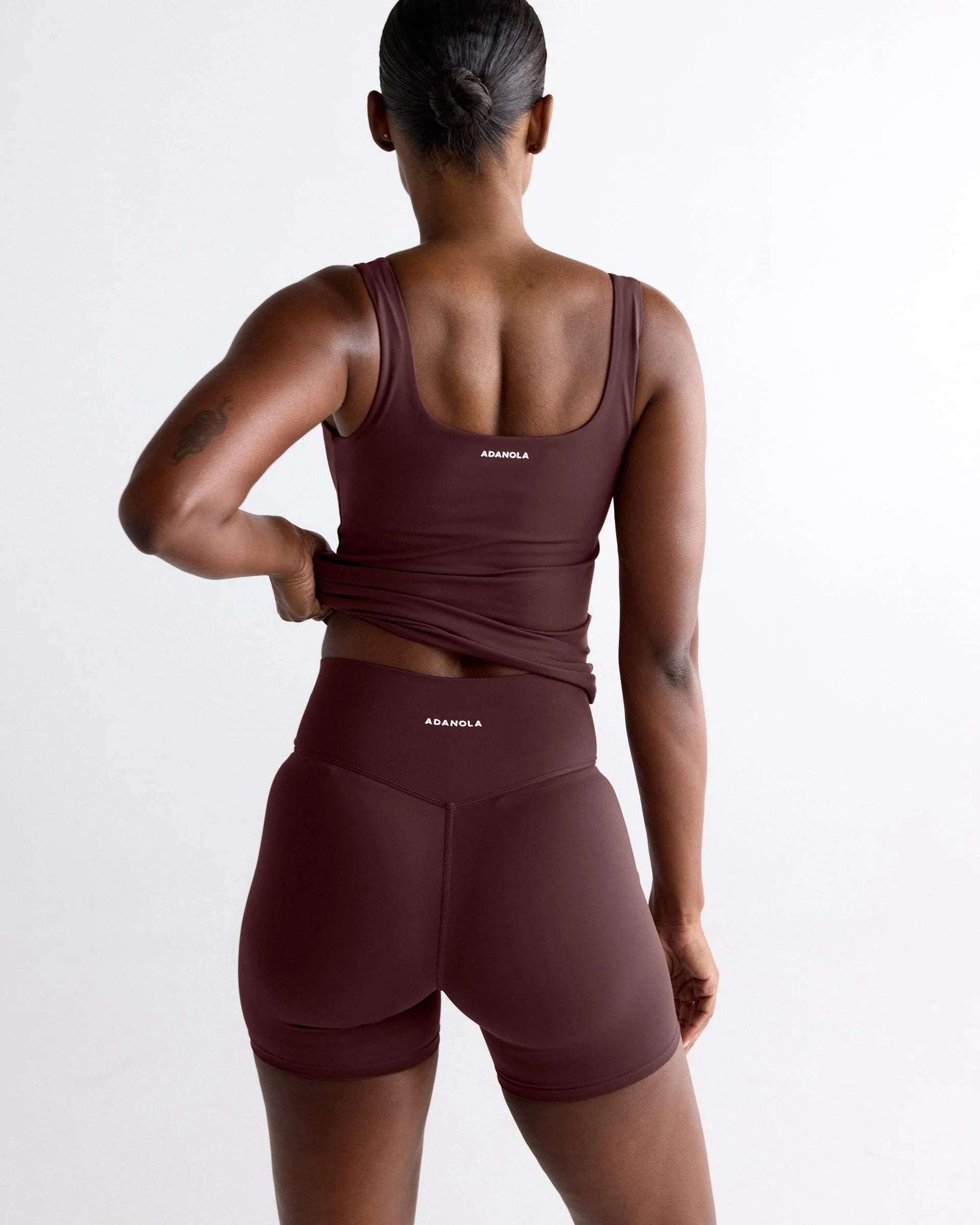 Ultimate Square Neck Top - Mulberry Red