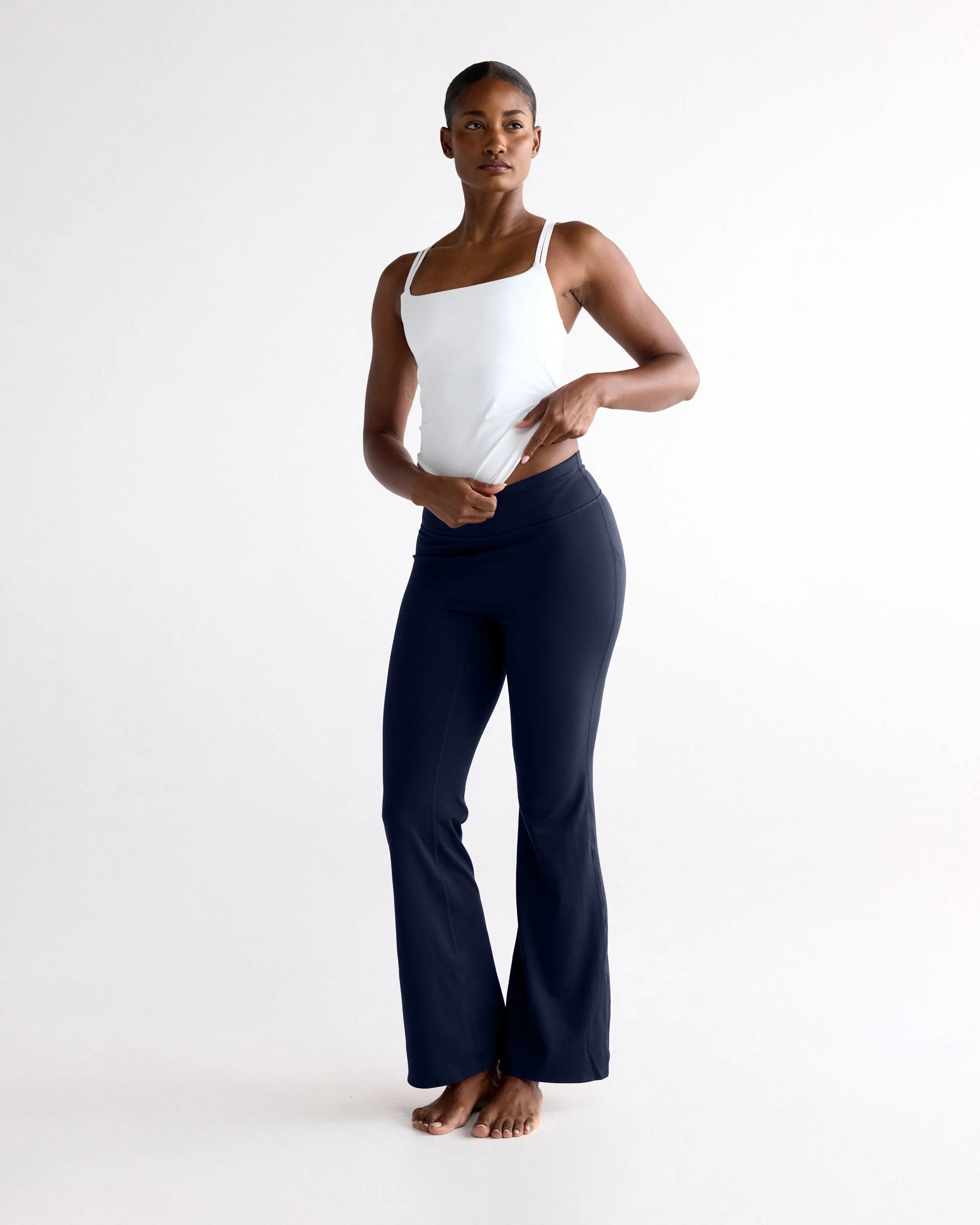 Flared Yoga Pant - Navy Blue