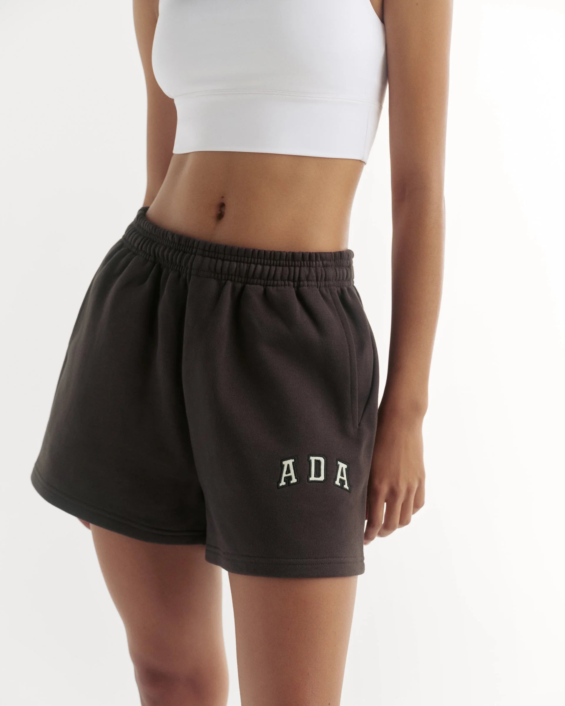 ADA Sweat Shorts - Coffee Bean