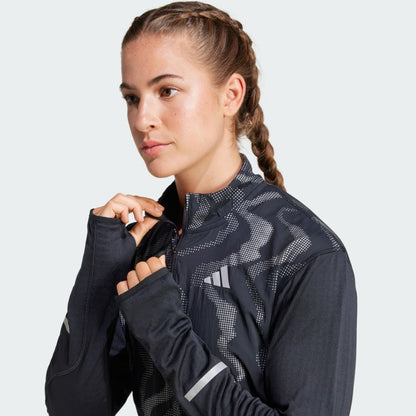 Women's adidas Ultimate Hi Vis Reflective 1/2-Zip Top