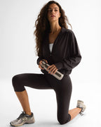 Ultimate Zip Through Jacket - Coffee Bean