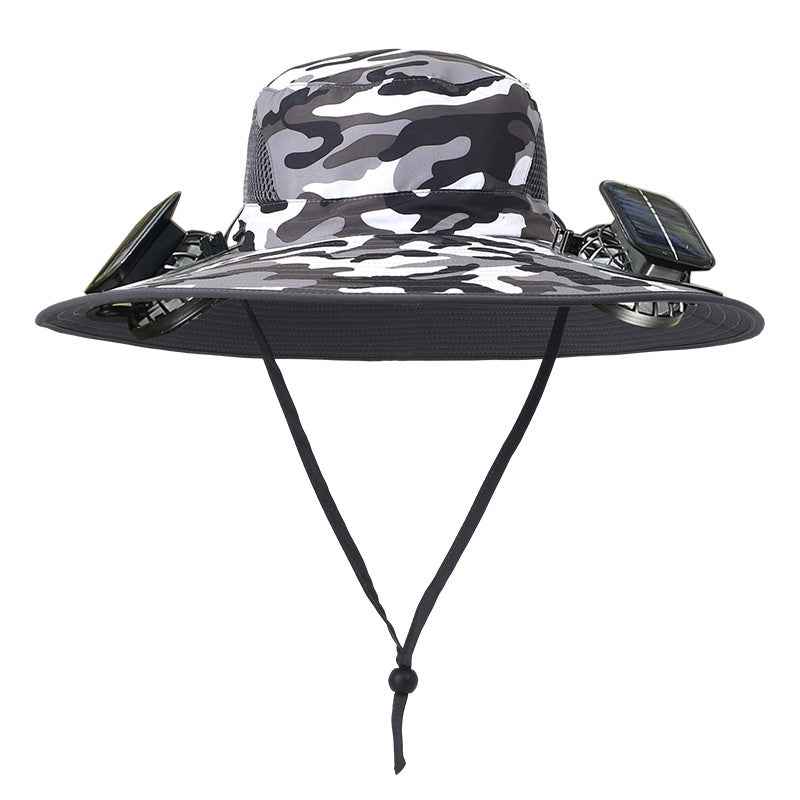 Solar Rechargeable Dual-Fan Sun Hat