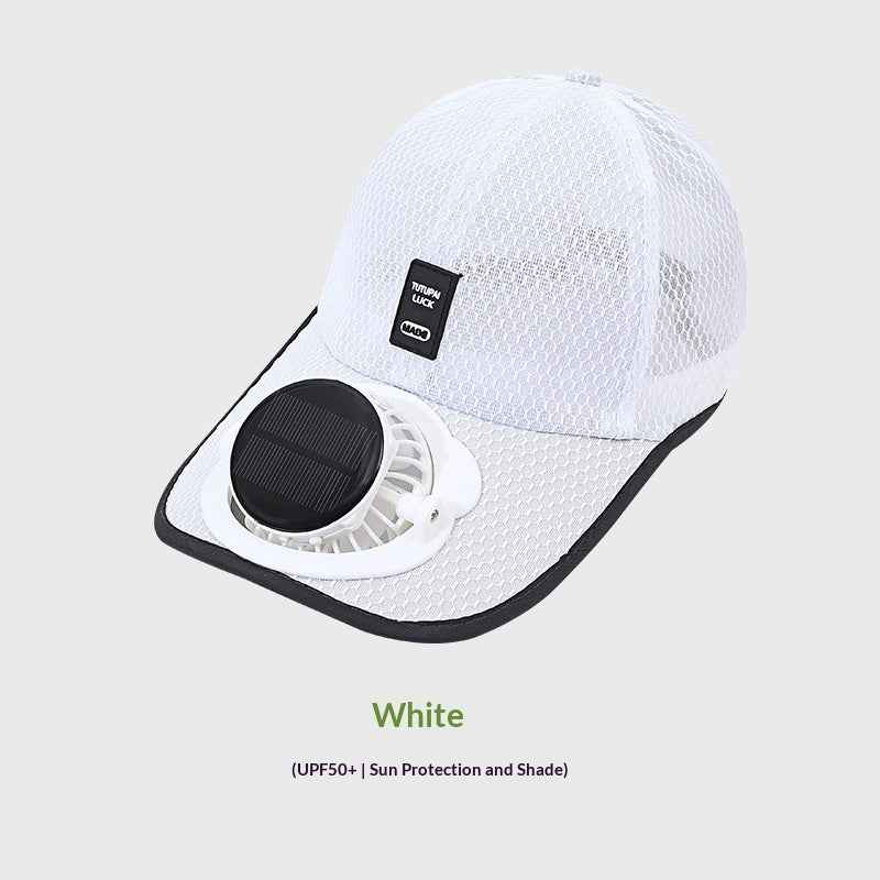 Solar Charging Fan Hat – Cooling Baseball Cap
