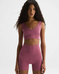 Ultimate V-Neck Bra - Deep Pink