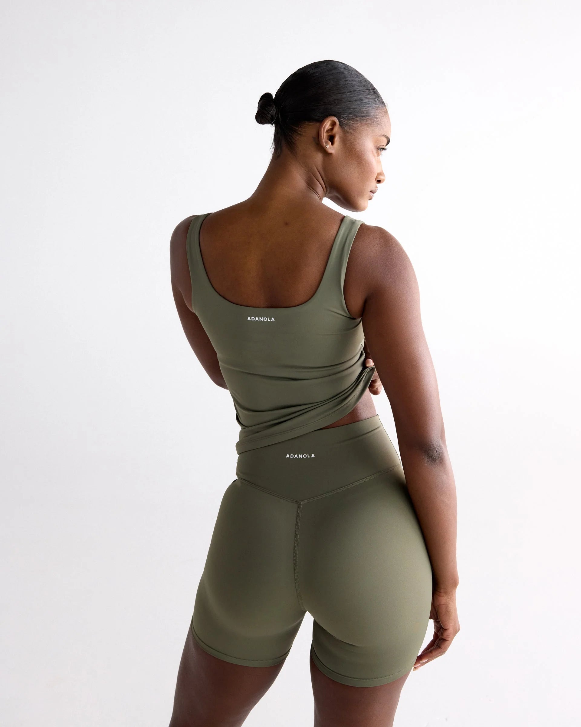 Ultimate Square Neck Top - Olive Green