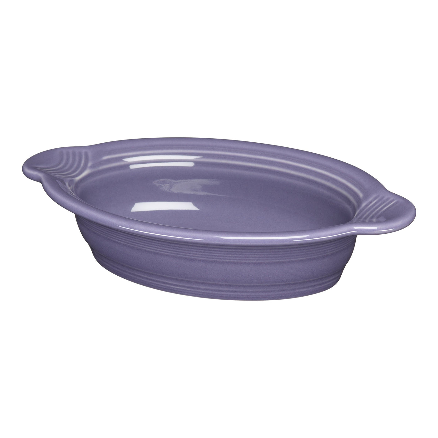 Lavender 9 1/8 Inch Oval Individual Casserole 13 OZ