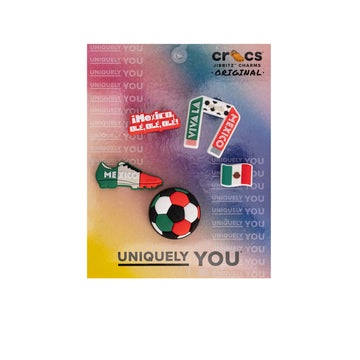 Mexican Soccer Fan 5 Pack Shoe Charms product image