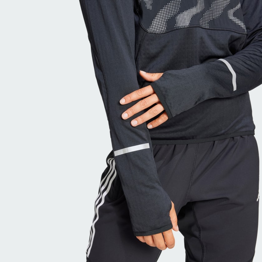 Women's adidas Ultimate Hi Vis Reflective 1/2-Zip Top
