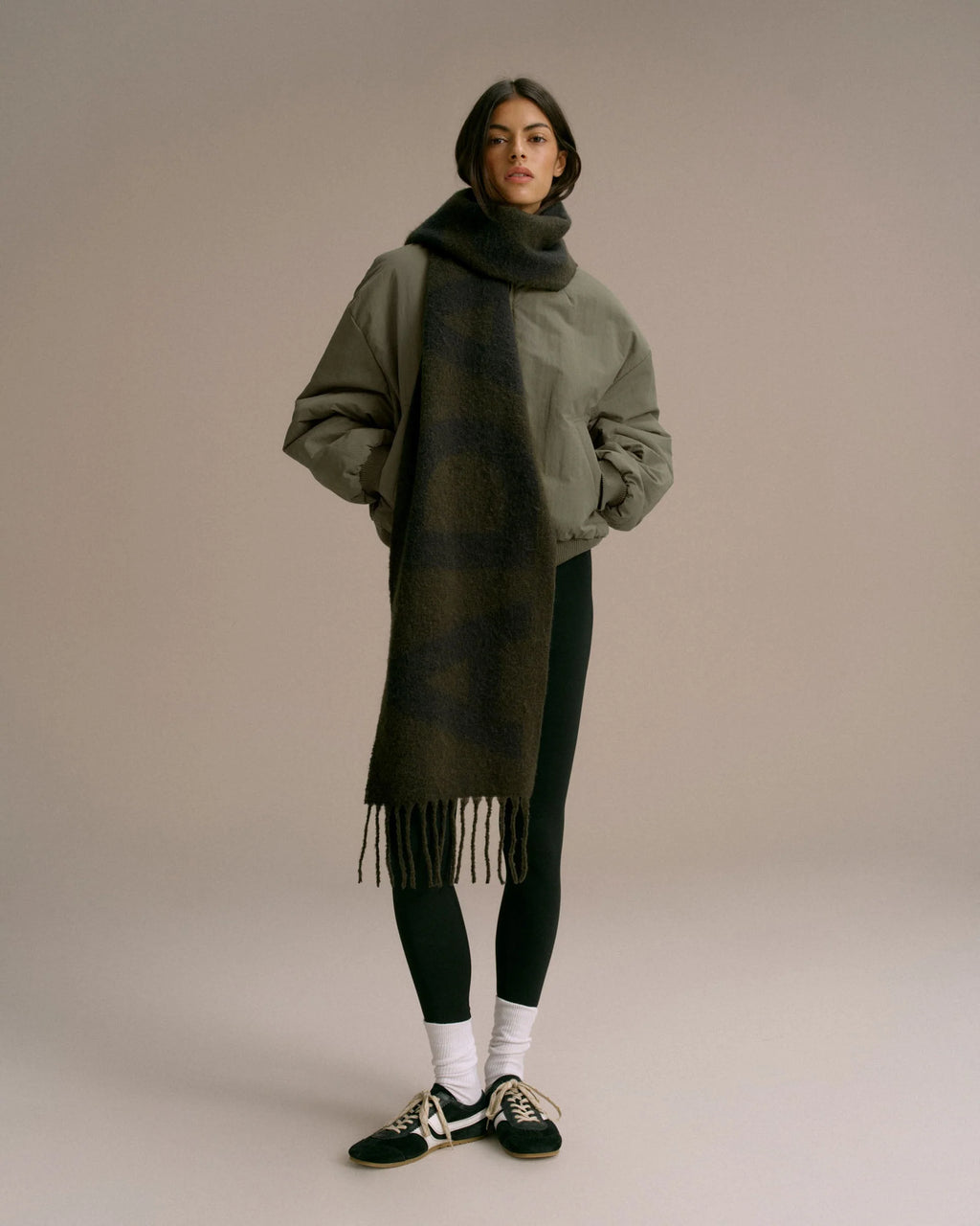 Knit Scarf - Fern Green