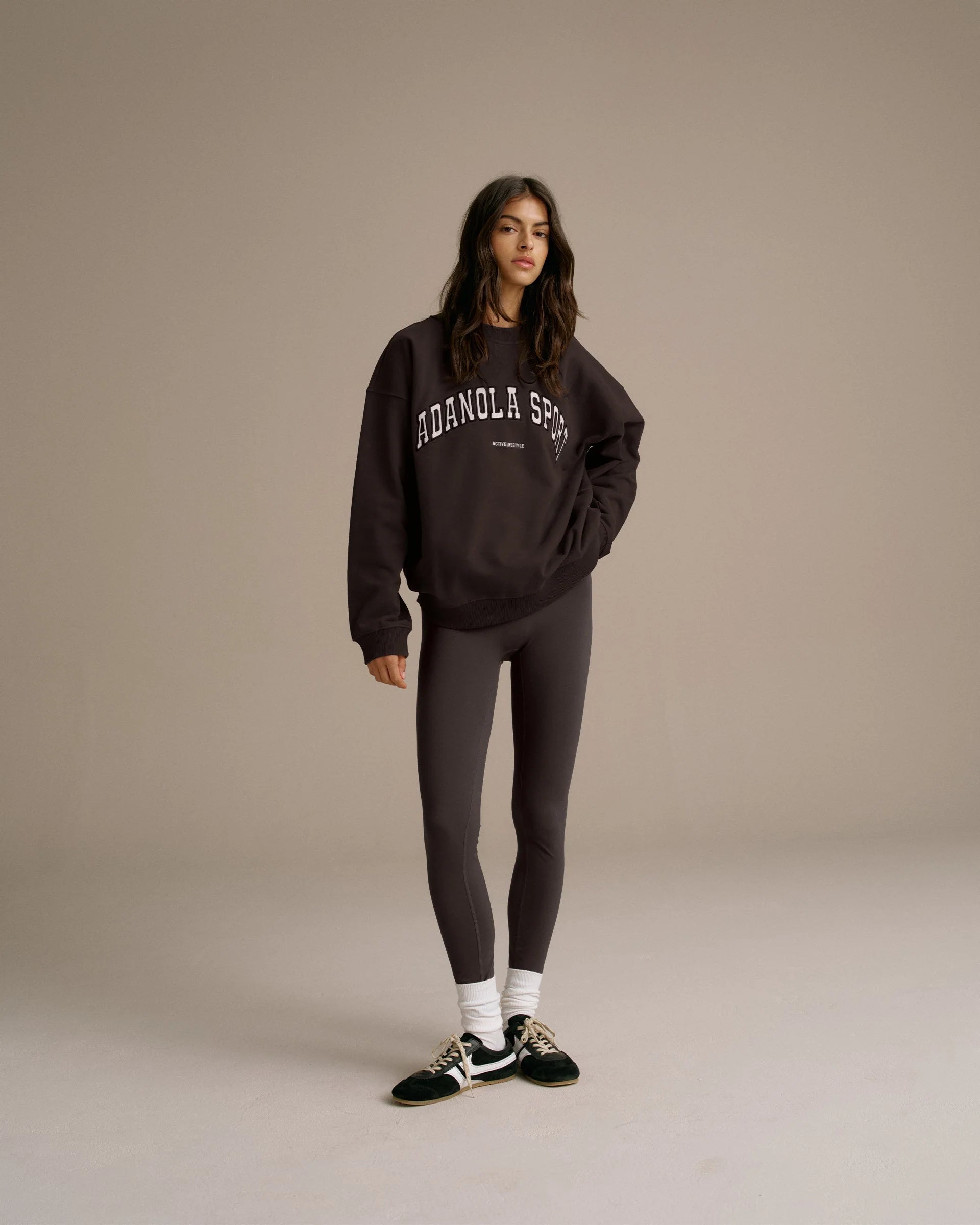 AS Oversized Sweatshirt - Coffee Bean
