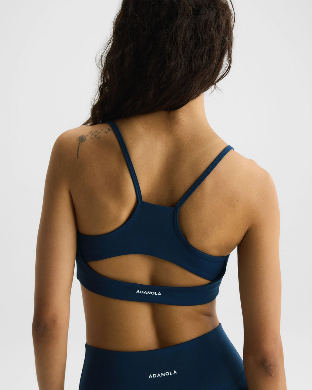 Ultimate Ruched Open Back Bra - Navy Blue