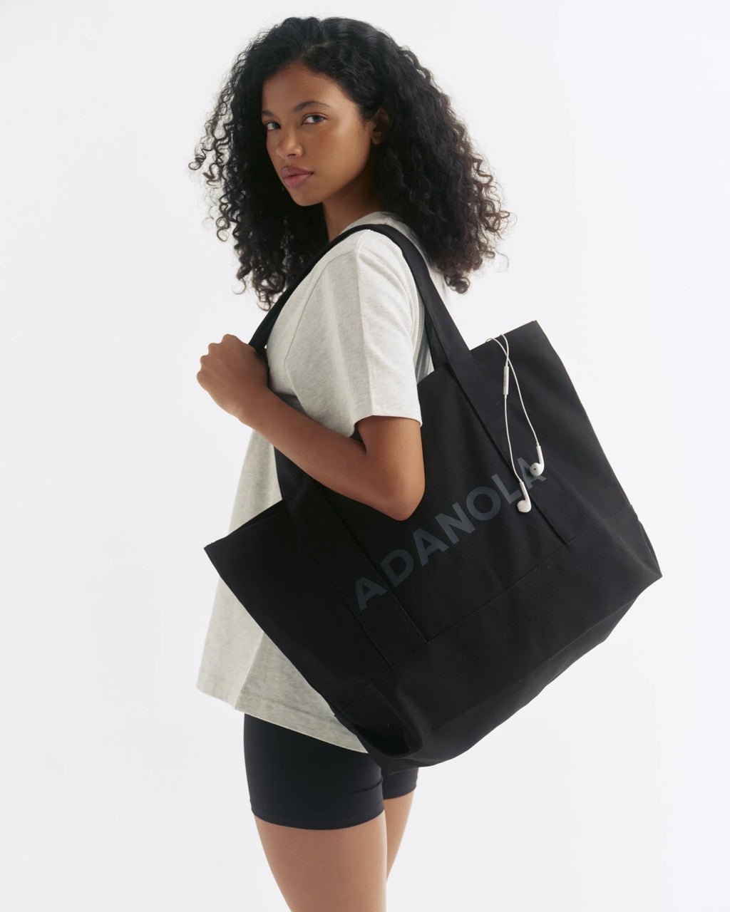 Adanola Branded Tote Bag - Black