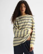 Stripe Long Sleeve T-shirt - Buttercream